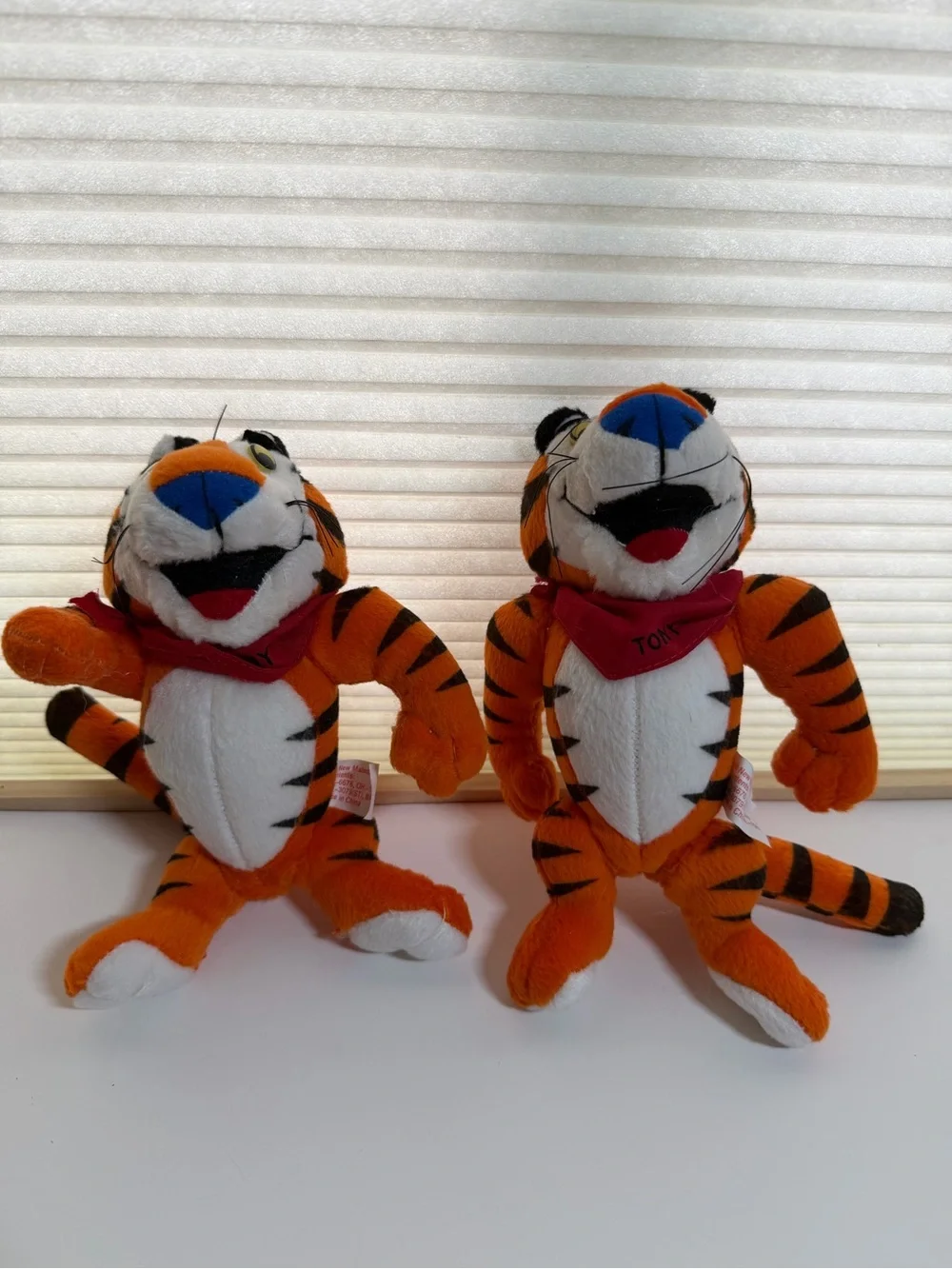 Two Kellogg Tony the Tiger plush
